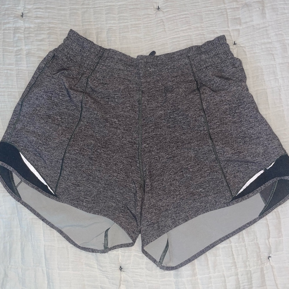 Lululemon Hotty Hot High Rise 4” Short - Grey - Size 6